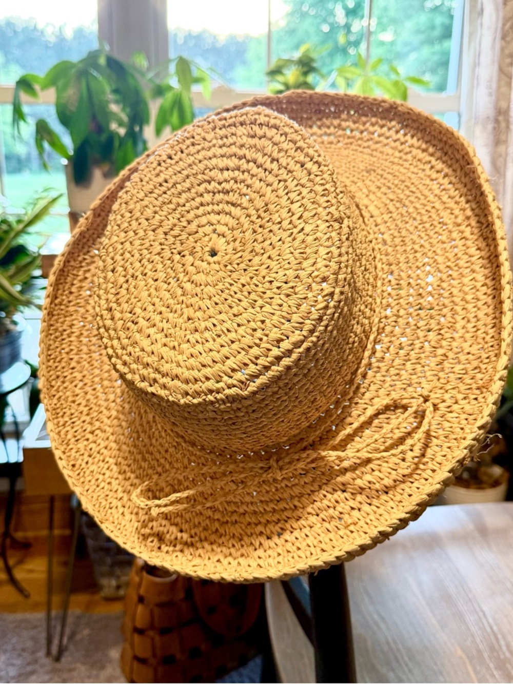 Woven Straw Sun Hat by the Scala Collection